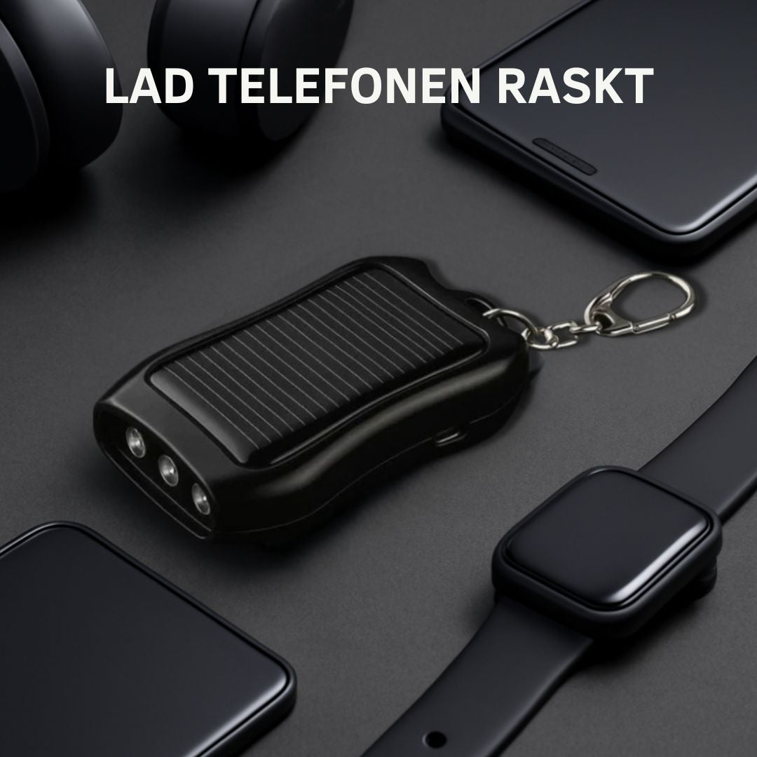 Rayvolt™ | Aldri tom for batteri igjen!